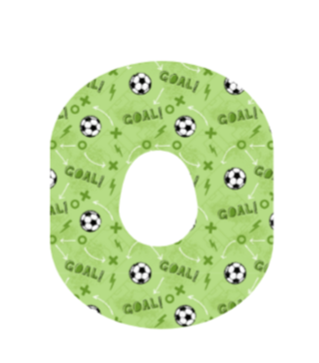 Football Green sml Over patch G7