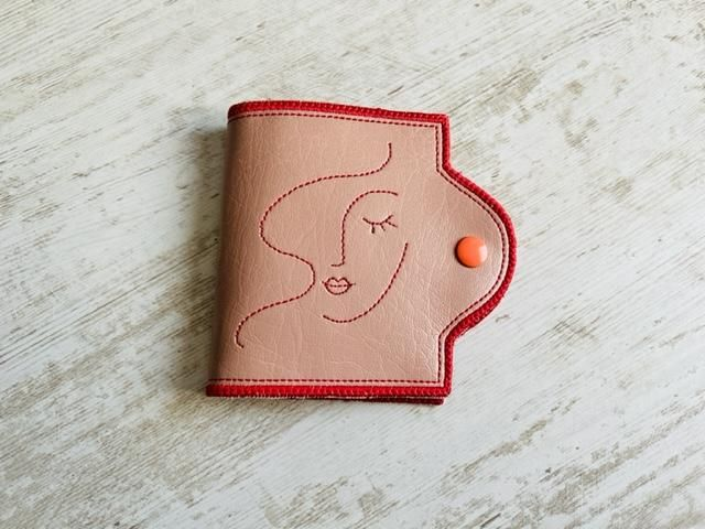 Etui protège-masque simili-cuir pastel