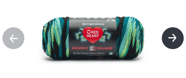 Red Heart Granny cyber leaf