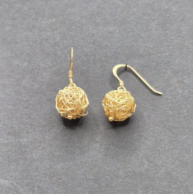 Sterling sølv - forgyldt 