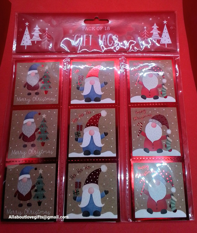Pack 18 Gift Tags 