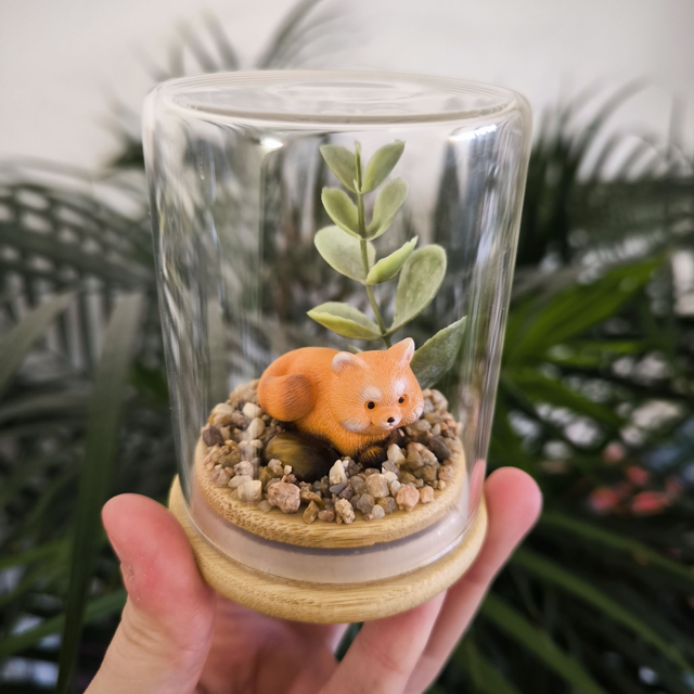 Ami protecteur - Panda roux (oeil de tigre)