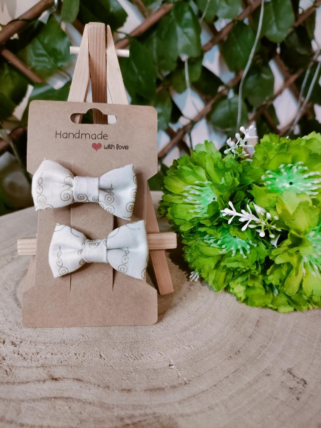 Duo barrettes motif noël 5 cm