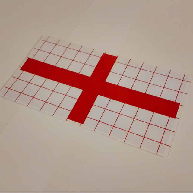 St George's Cross England Flag Car Sticker