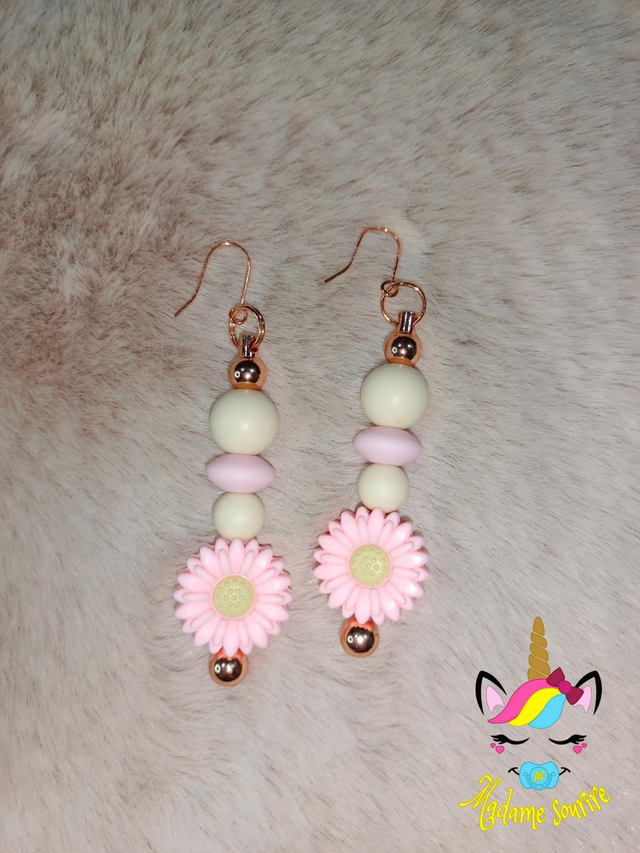Boucles d'oreilles Marguerite