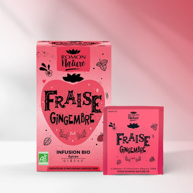Infusion Fraise Gingembre bio*