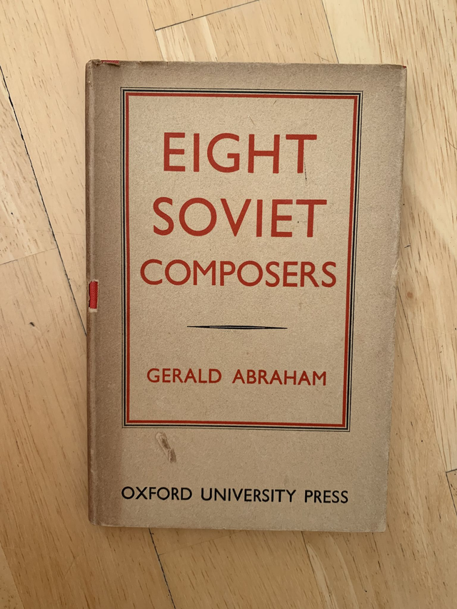 Eight Soviet Composers Gerald Abraham - 1946