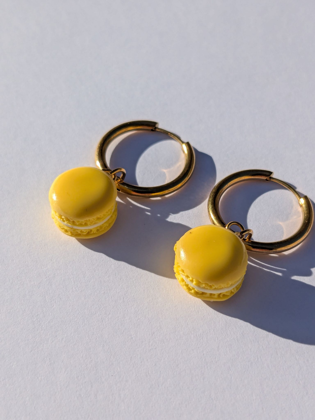 Charm macaron jaune