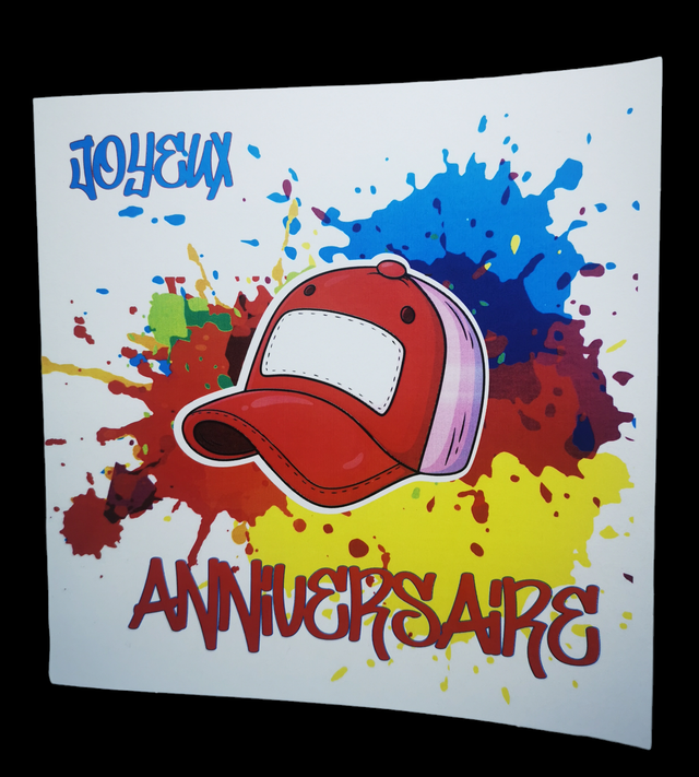Carte anniversaire casquette