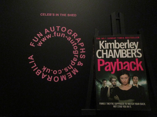 Kimberley Chambers 'Payback' Authentic Autographed Paperback Book