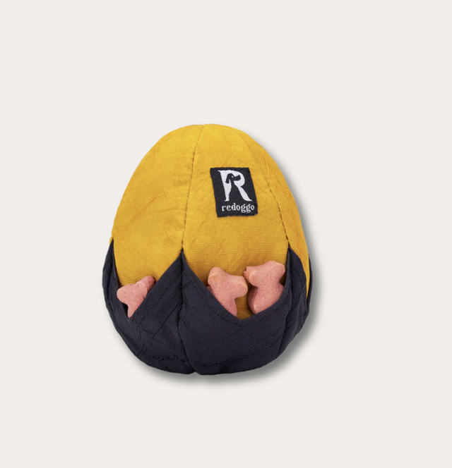 Redoggo Schnüffel-Ei - mit Leckerlitaschen, geupcycelt & nachhaltig!