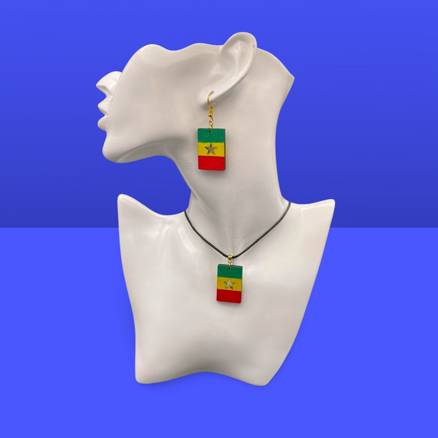 Parure AFRICA FLAGS Sénégal