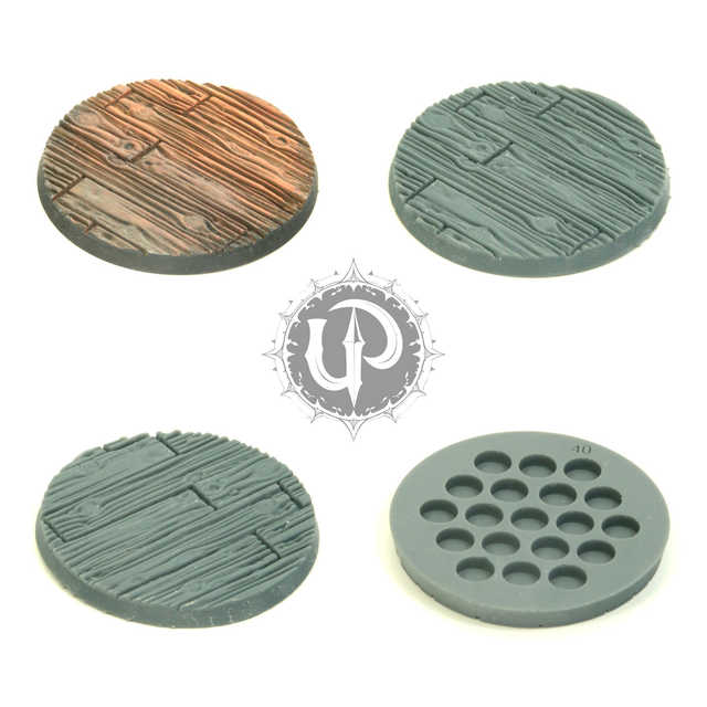 40mm Hardwood themed base
