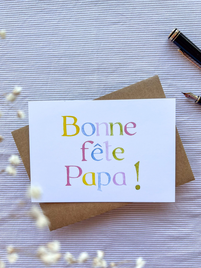 Carte Bonne fête Papa !