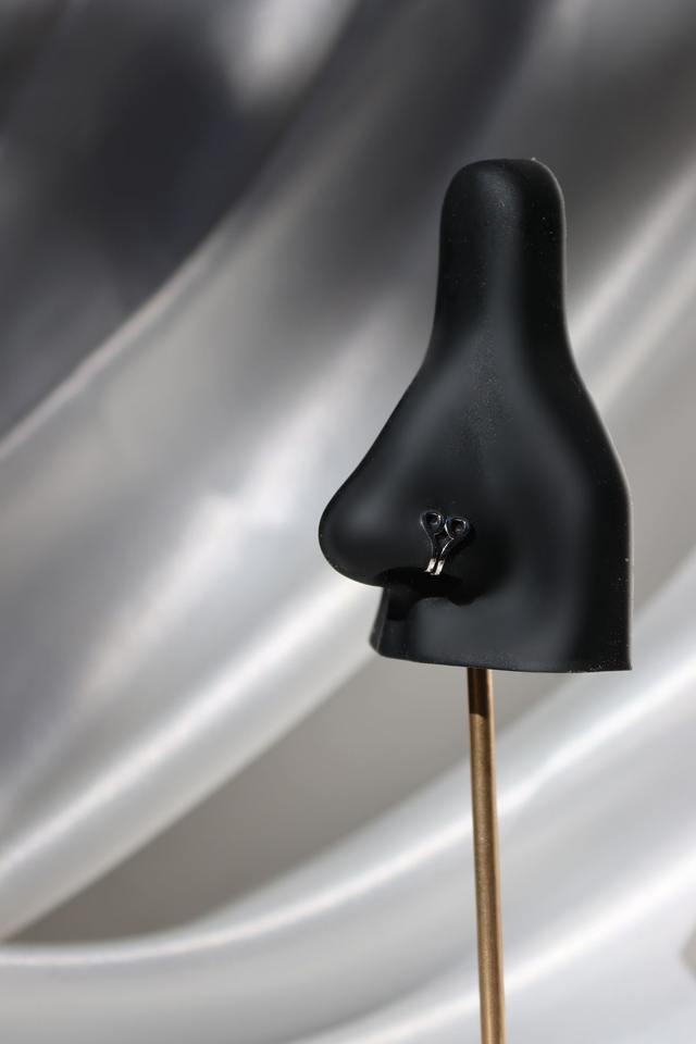 Faux piercing de nez Heartly argent 