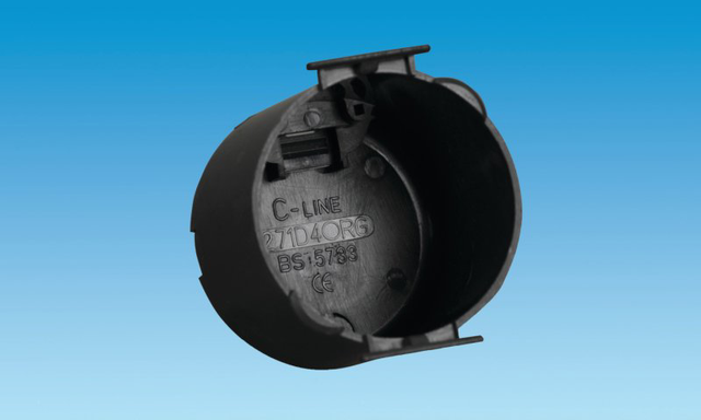 C Line circular back box