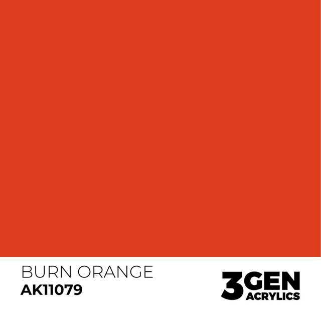 3rd Gen. Acrylics 79 Burn Orange