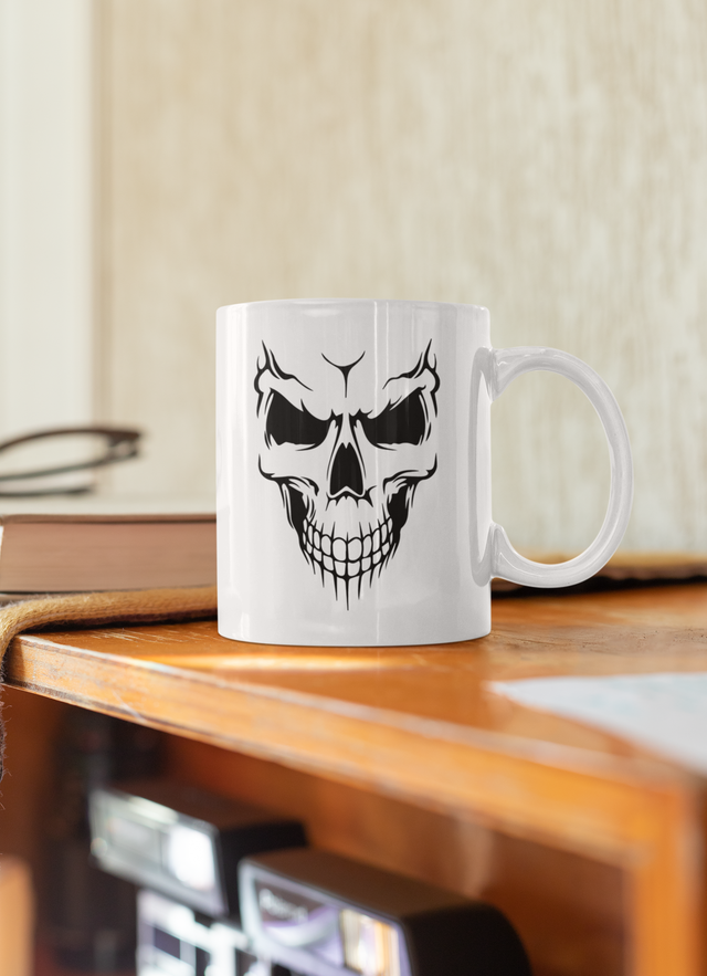 11oz Skull Print Mug