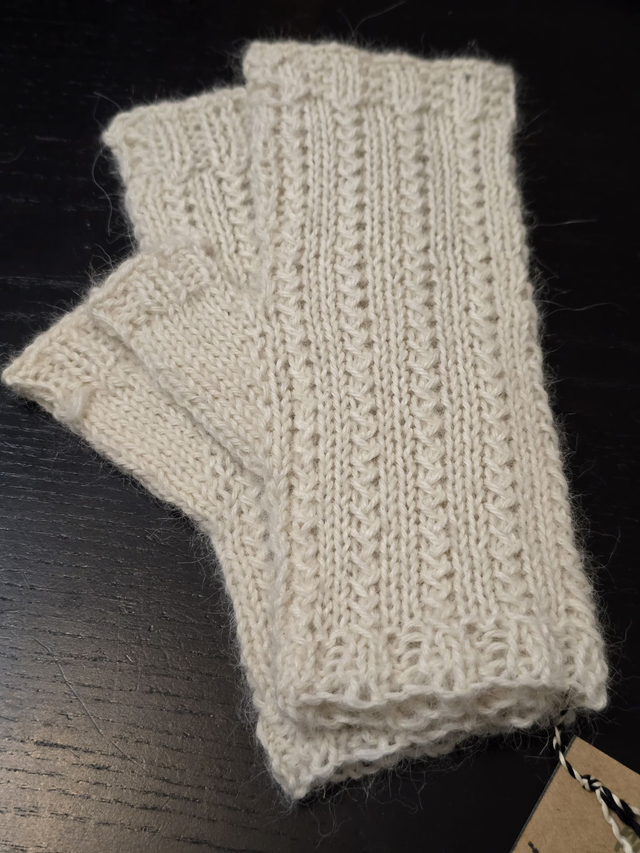 Mitaines fantaisie (naturel)