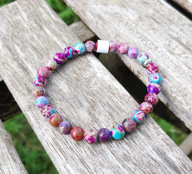 Bracelet Jaspe de sédiments de mer 