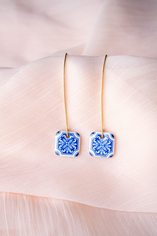 "Santos" Brincos Compridos / Medium Earings