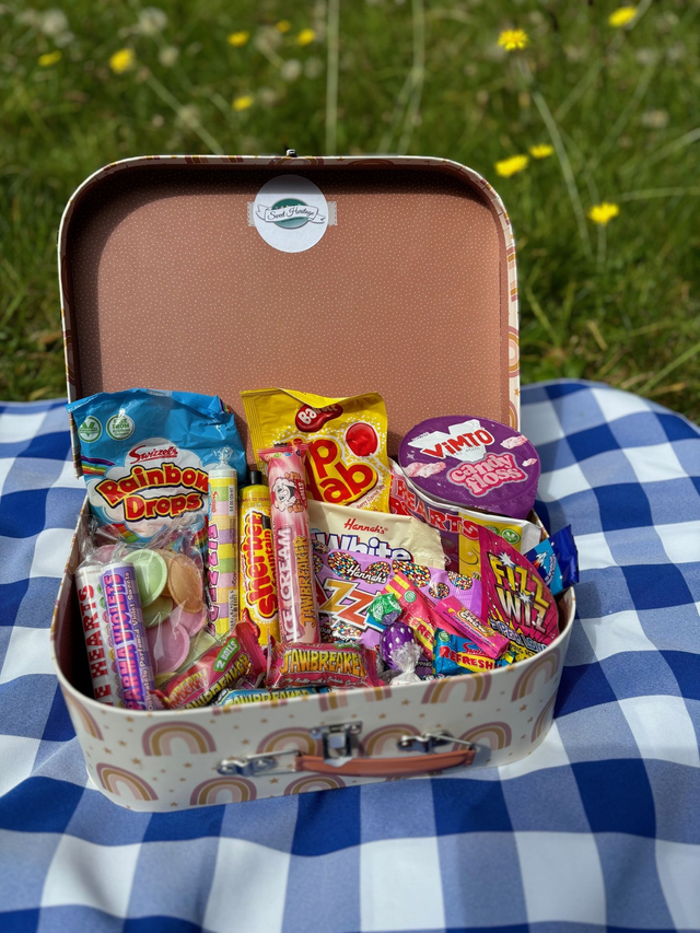 Rainbow Suitcase Large