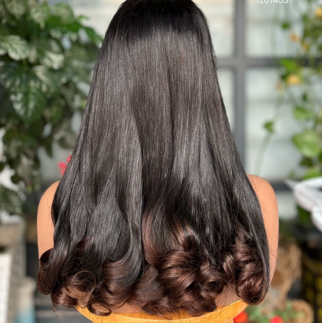 Perruque Naturelle- Ondulé