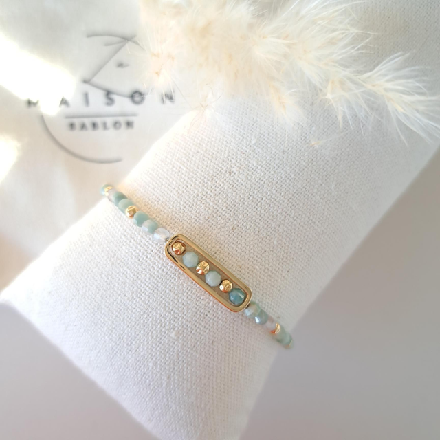 BAÏA amazonite gold filled  - bracelet 