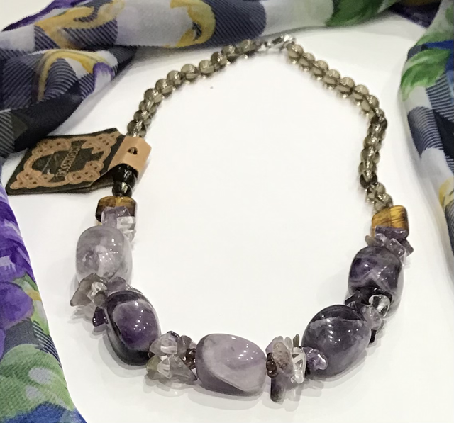 Purple Necklace-NEC21