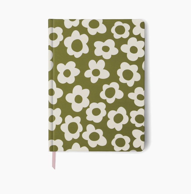 Jumbo Soft Touch Journal - Groovy Floral