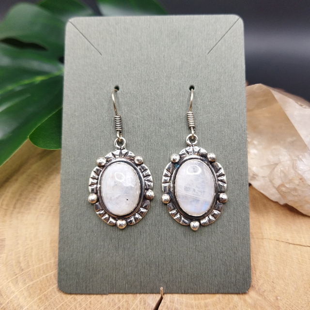 Boucles d'oreilles Péristérite - Argent 925
