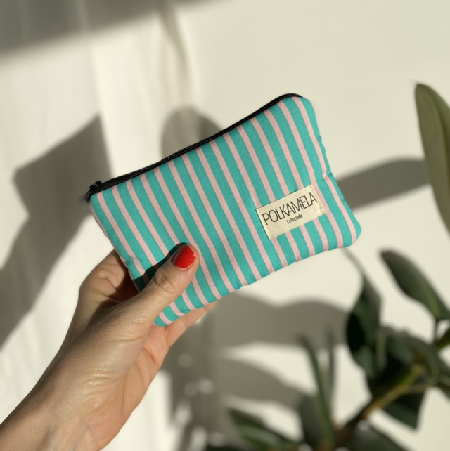 Petite pochette stripes