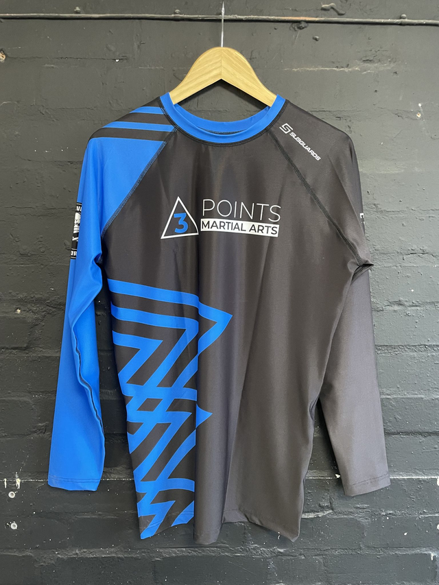 Rash Guard - Blue Belt - Long Sleeve