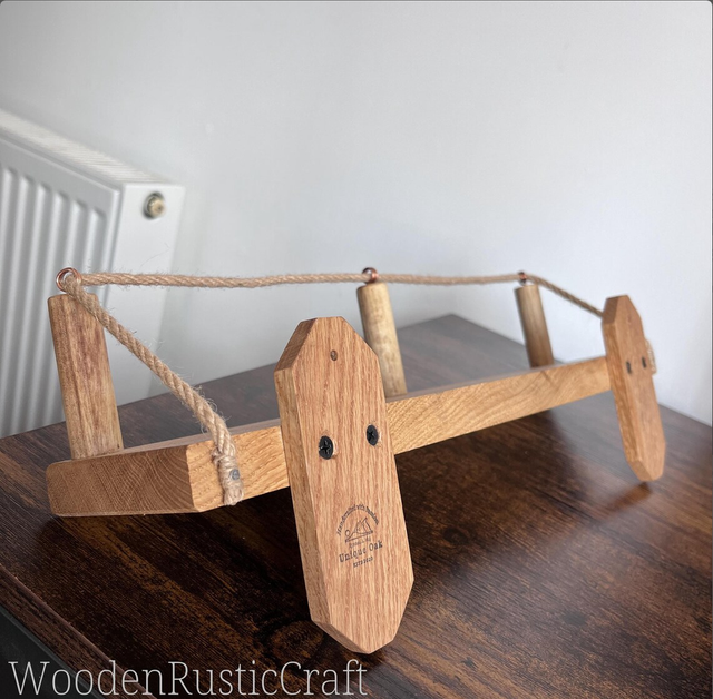 Oak Kitchen Spice Shelf