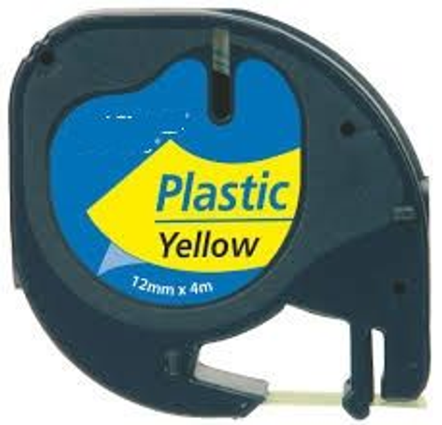 BK-Yellow 12mmX4m Plastica  Dymo 2000 | LT100H | QX50#S0721670