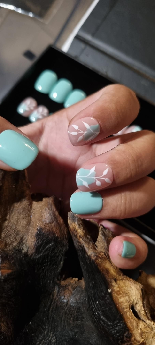 Mint flower little carré xs 