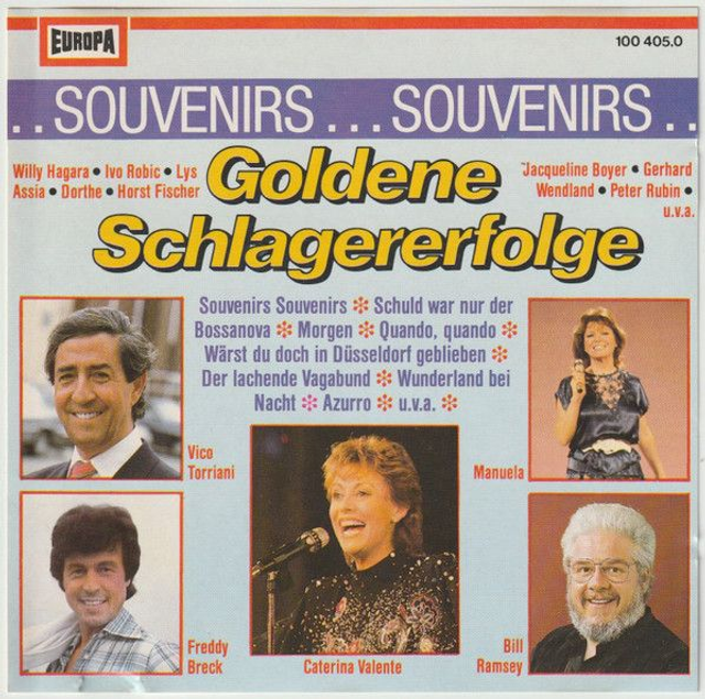 Various ‎– Souvenirs Souvenirs - Goldene Schlagererfolge Audio CD