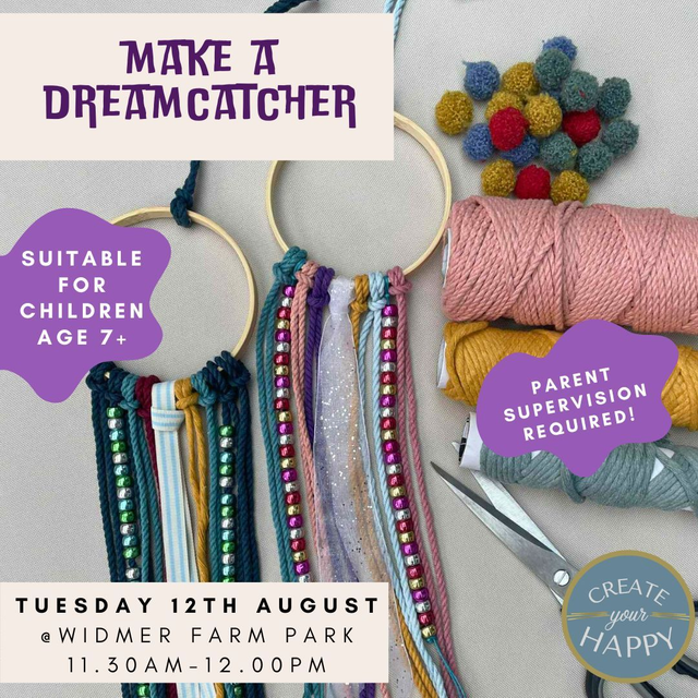 Kids Dreamcatcher 12th August 11.30am-12.00pm