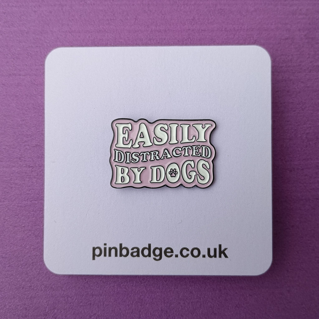 Easily distracted by dogs 