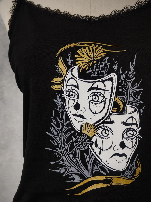 T-Shirt Dentelle "Smile/Cry 2"