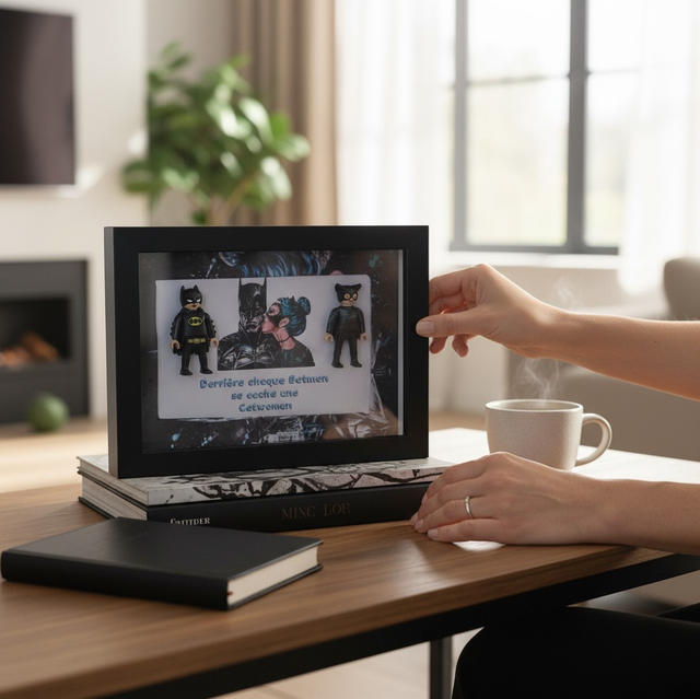 Cadre lego Batman et Catwoman 