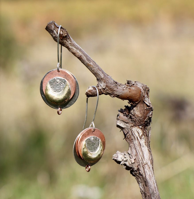 Boucles pendantes Lunéis