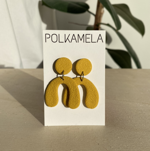 Boucles KALI jaunes