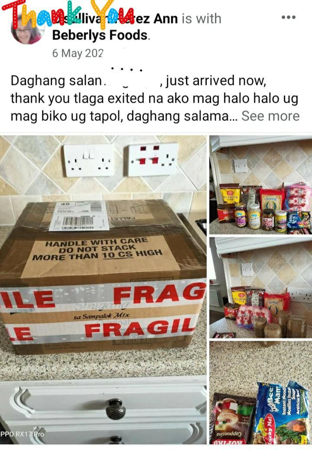 From Customer: Ann Sullivan (England)