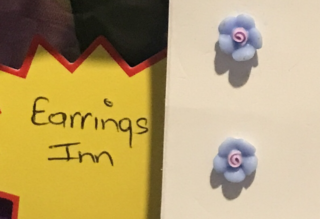 Children Blue Earrings - CBE06