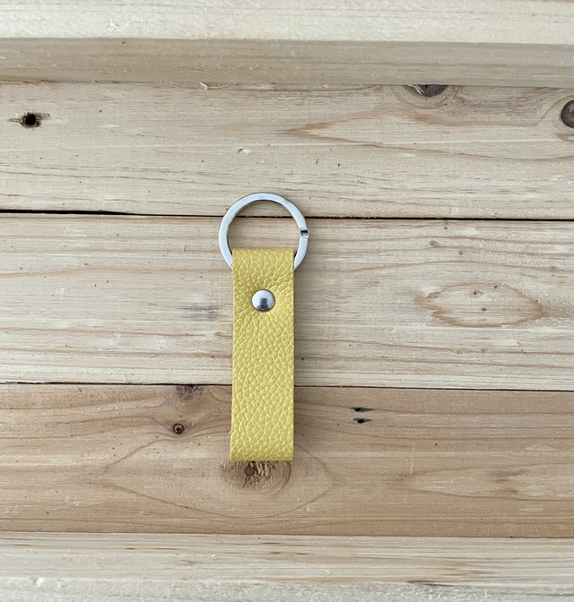 Porte-clefs jaune (pointe)