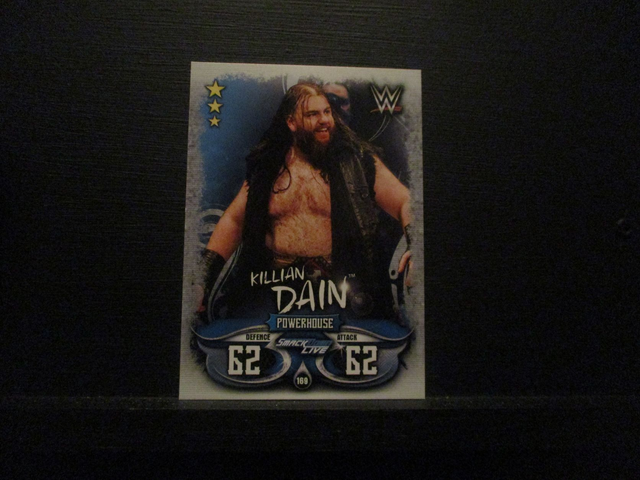 Killian Dain - Smackdown Live Slam Attax Live Original Trading Card #169