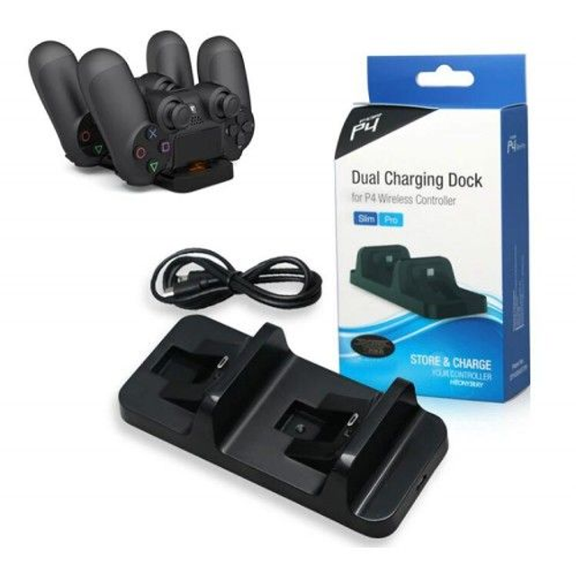 Cargador doble control Ps4 / Horizontal 