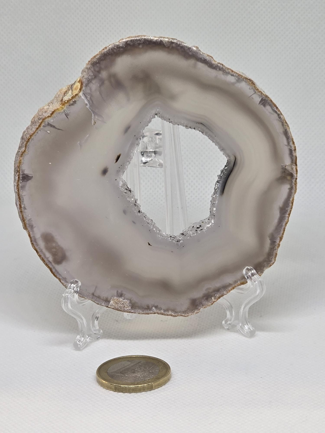 Tranche d'Agate + support 