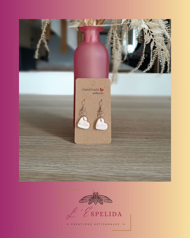 Mini coeur rose pale